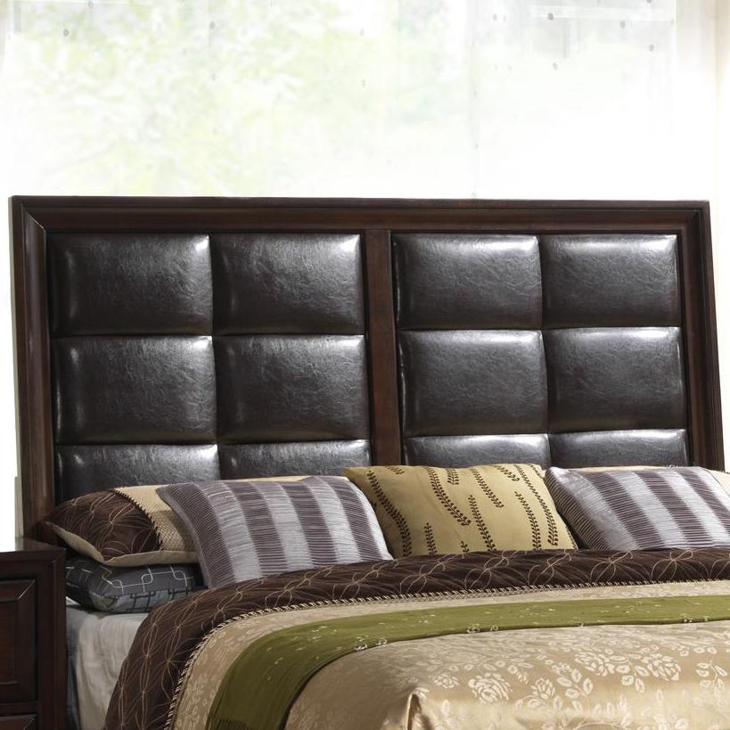 Crown Mark Jacob B6510KHB King Upholstered Panel Headboard Del Sol