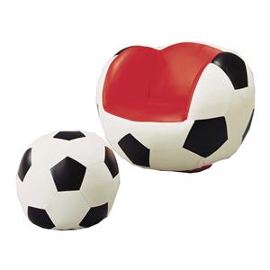 Belfort Essentials Kids Sport Chairs Soccer Chair & Ottoman