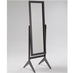 Crown Mark Miscellaneous Espresso Cheval Mirror
