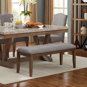 Crown Mark Vesper Dining Bench