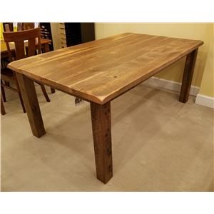 Daniel S Amish Reclaimed Barnwood Dining Table Rife S Home Furniture Dining Tables