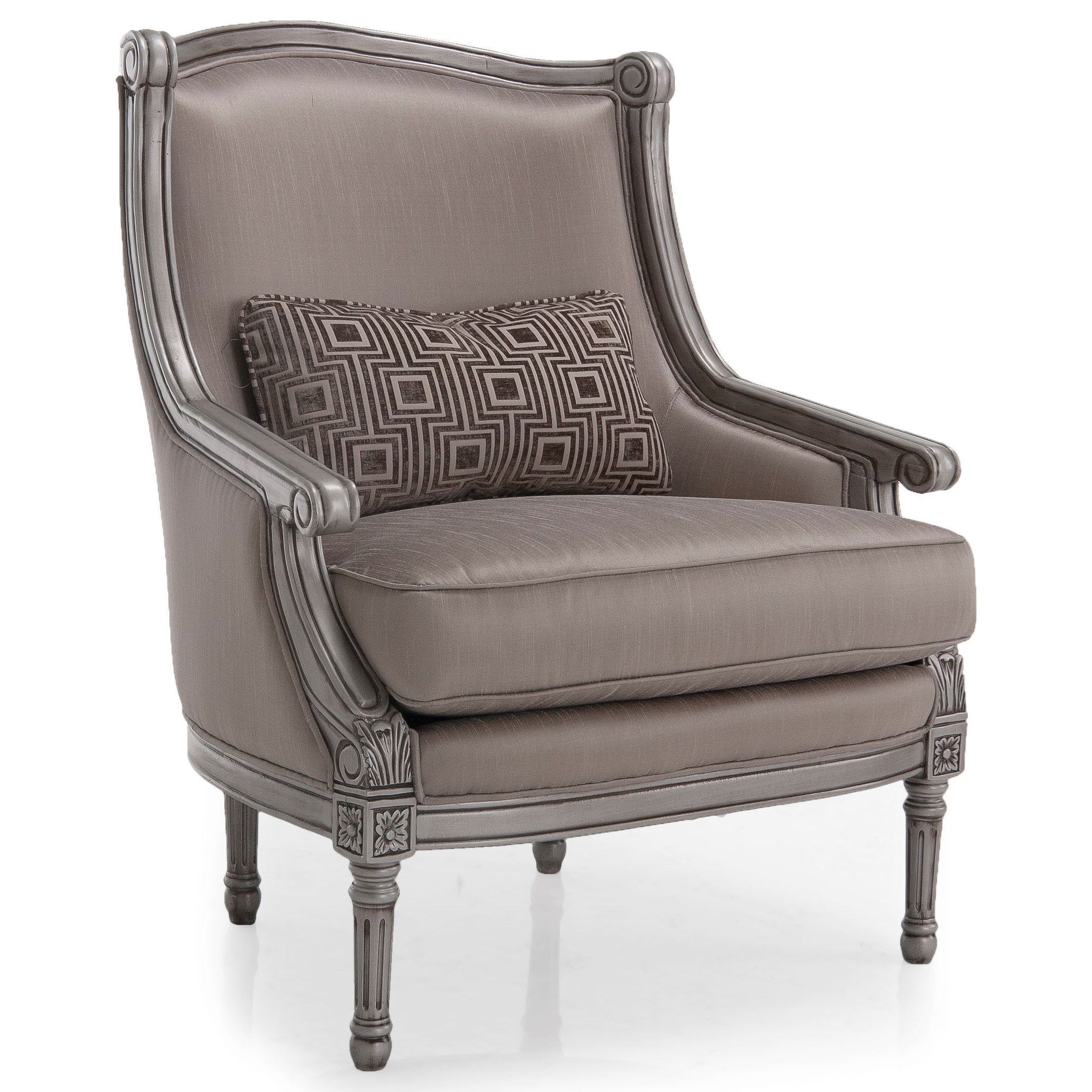 taelor designs 6305 traditional exposed wood bergere chair taelor designs
