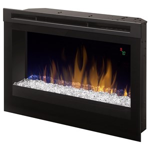 Dimplex Electric Fireboxes 25" Glass Ember Electric Firebox