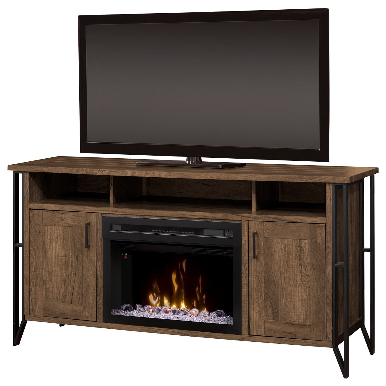 Dimplex Tyson GDS25GD-1873FM 64 Media Console Fireplace | Nassau Furniture  and Mattress | TV Stands