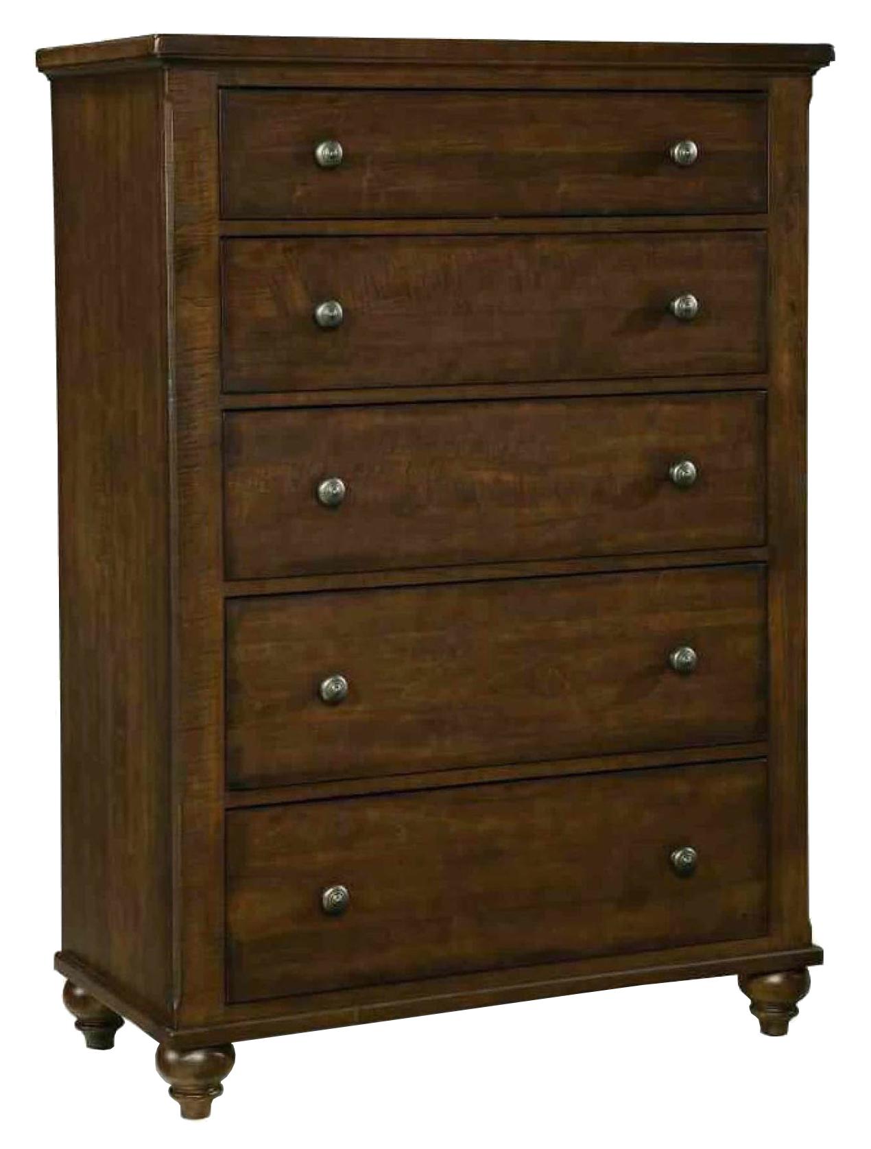 Durham Hudson Falls Traditional Drawer Chest With Antique