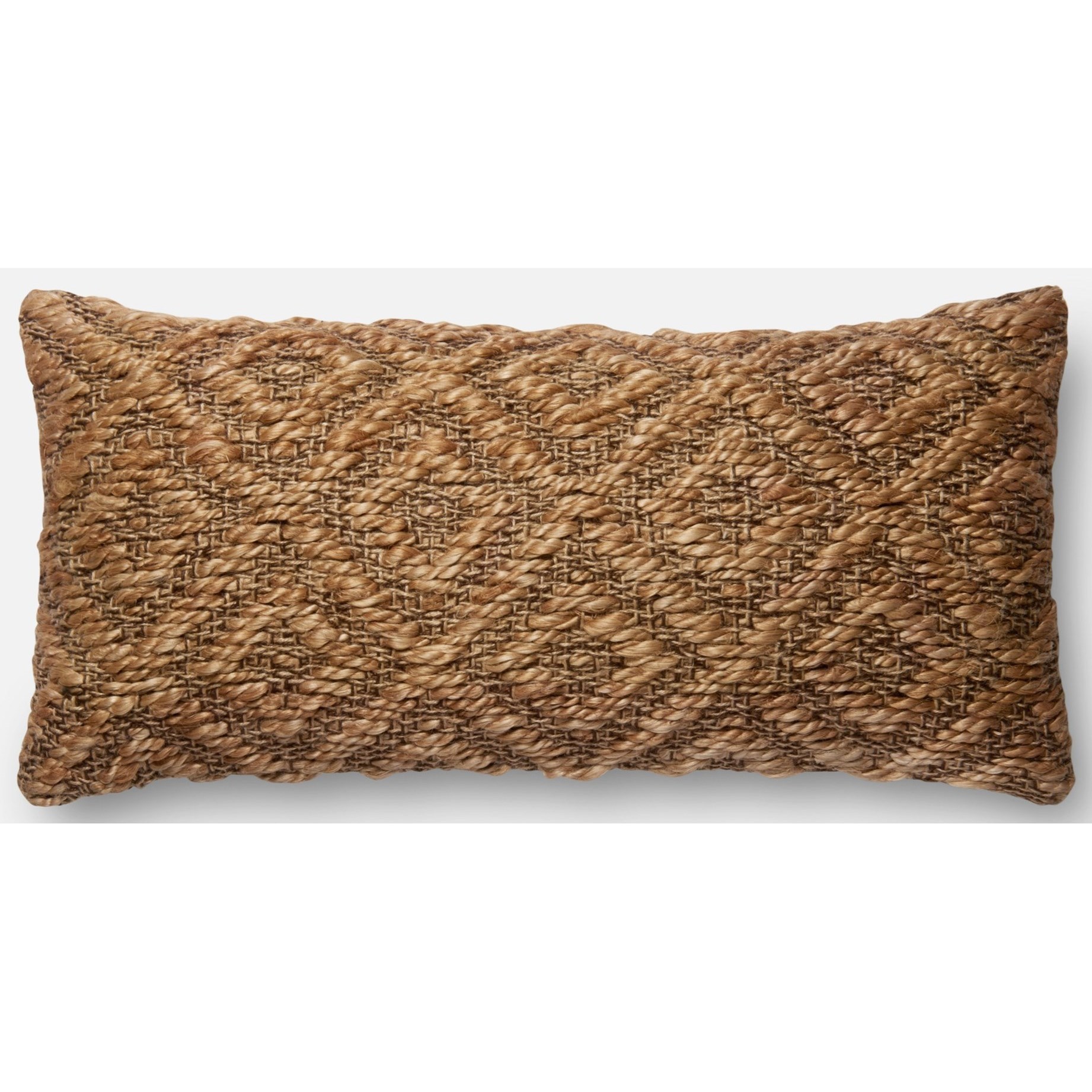 motion jute throw pillow