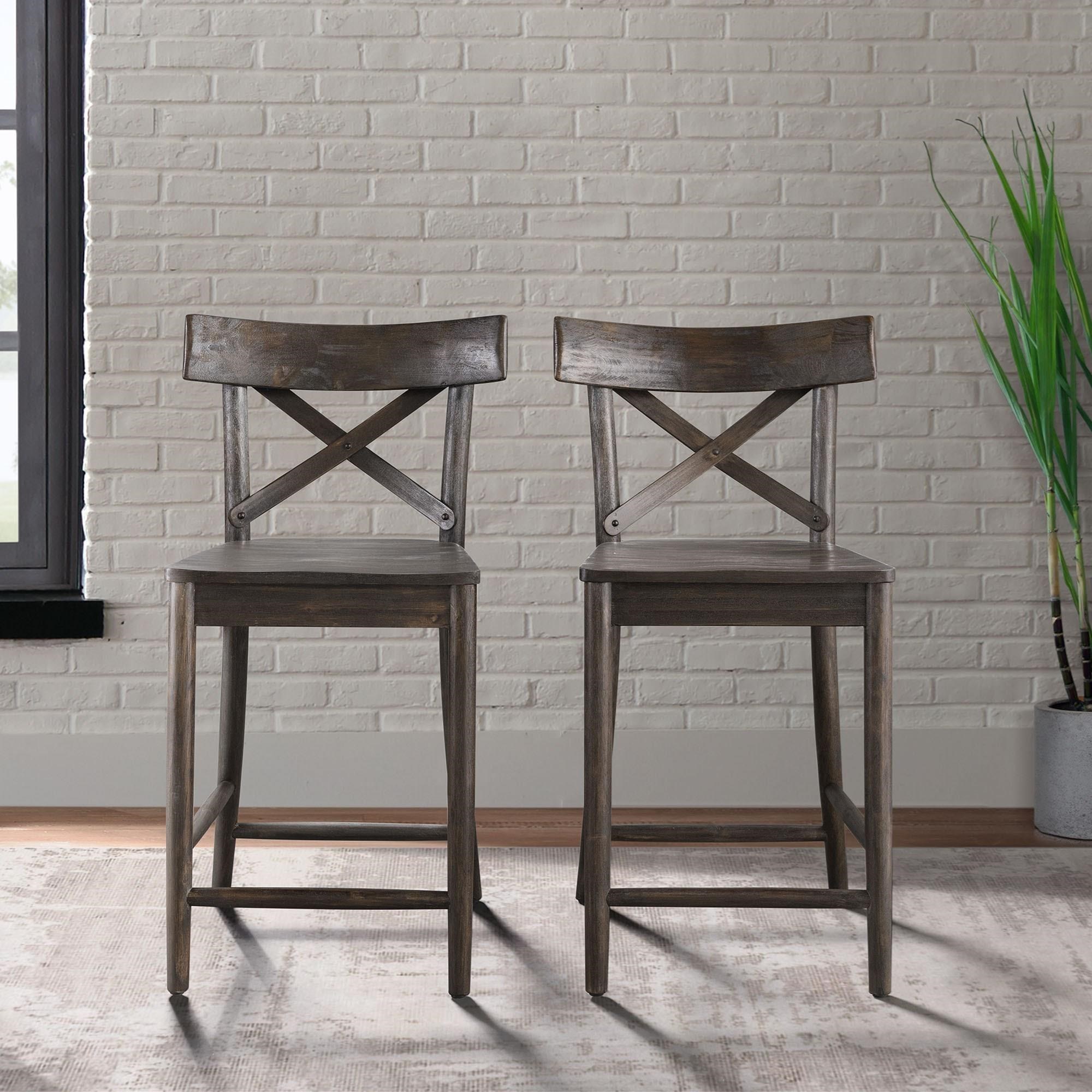 X Back Counter Height Stools Pictures