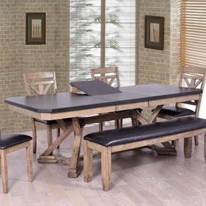 Elements International Laramie Dining Table