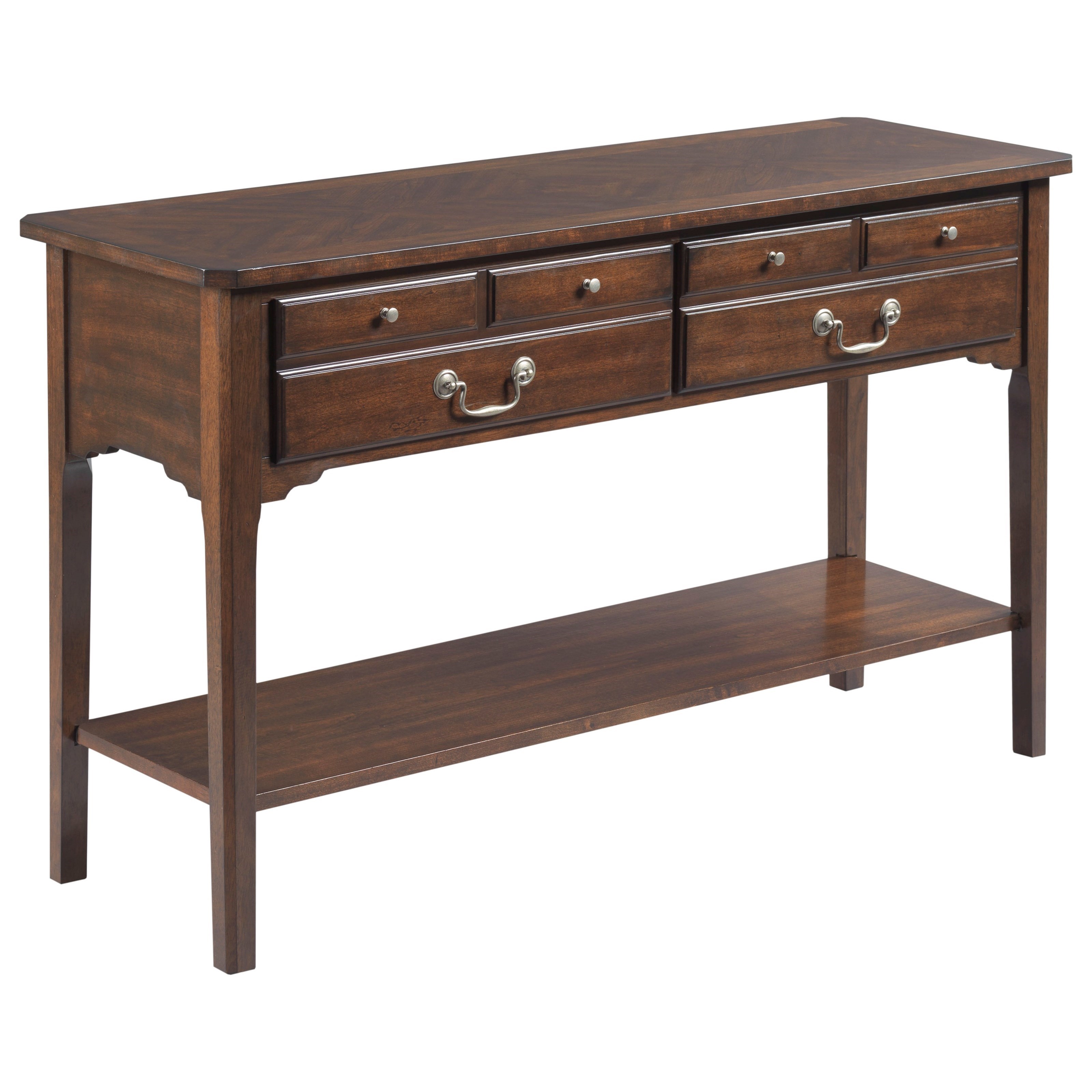 Arcadia Transitional Sofa Table With 2 Drawers By England At Dunk Bright Furniture
