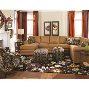 6 Seat Sectional with Chaise