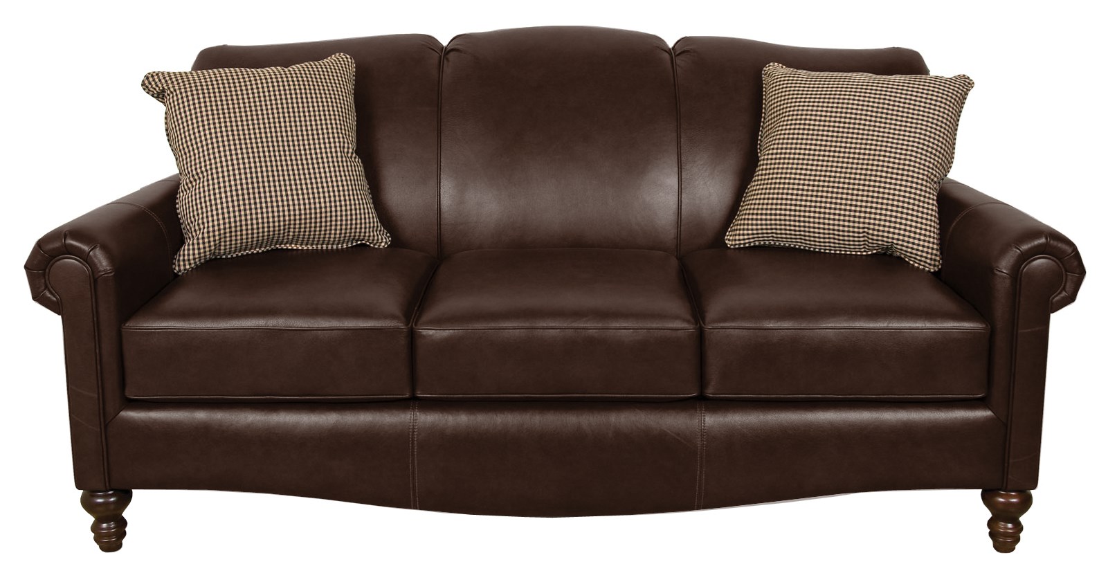 Eliza Traditional Leather Upholstered Sofa By England At Van Hill Furniture