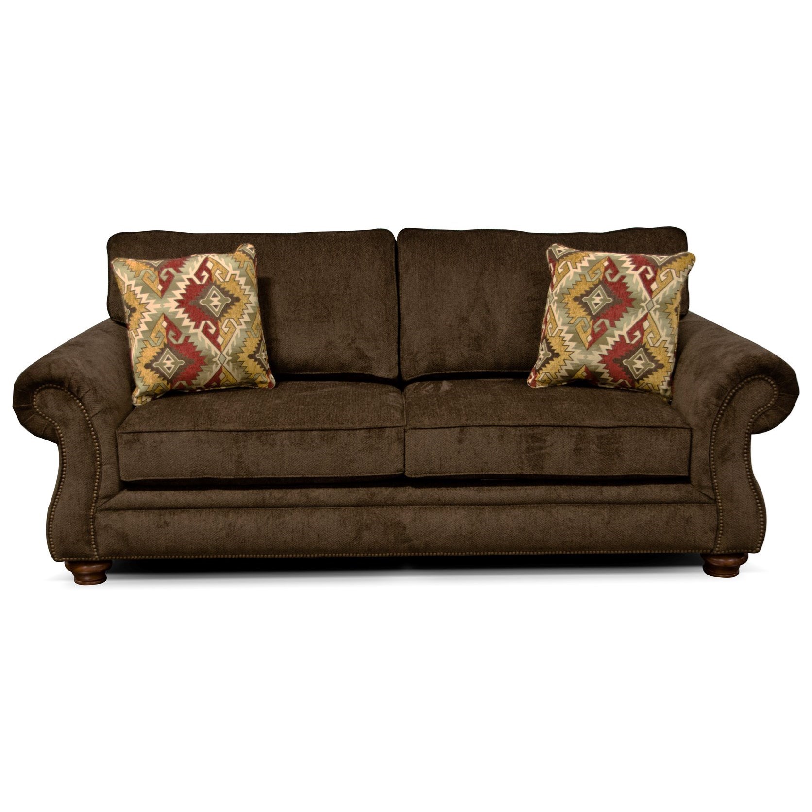 England Jeremie 7235rn Two Cushion Sofa With Nailheads Dunk