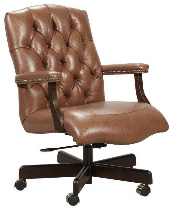Office Swivel Chair Fairfield Leather Office Chair A Stanford