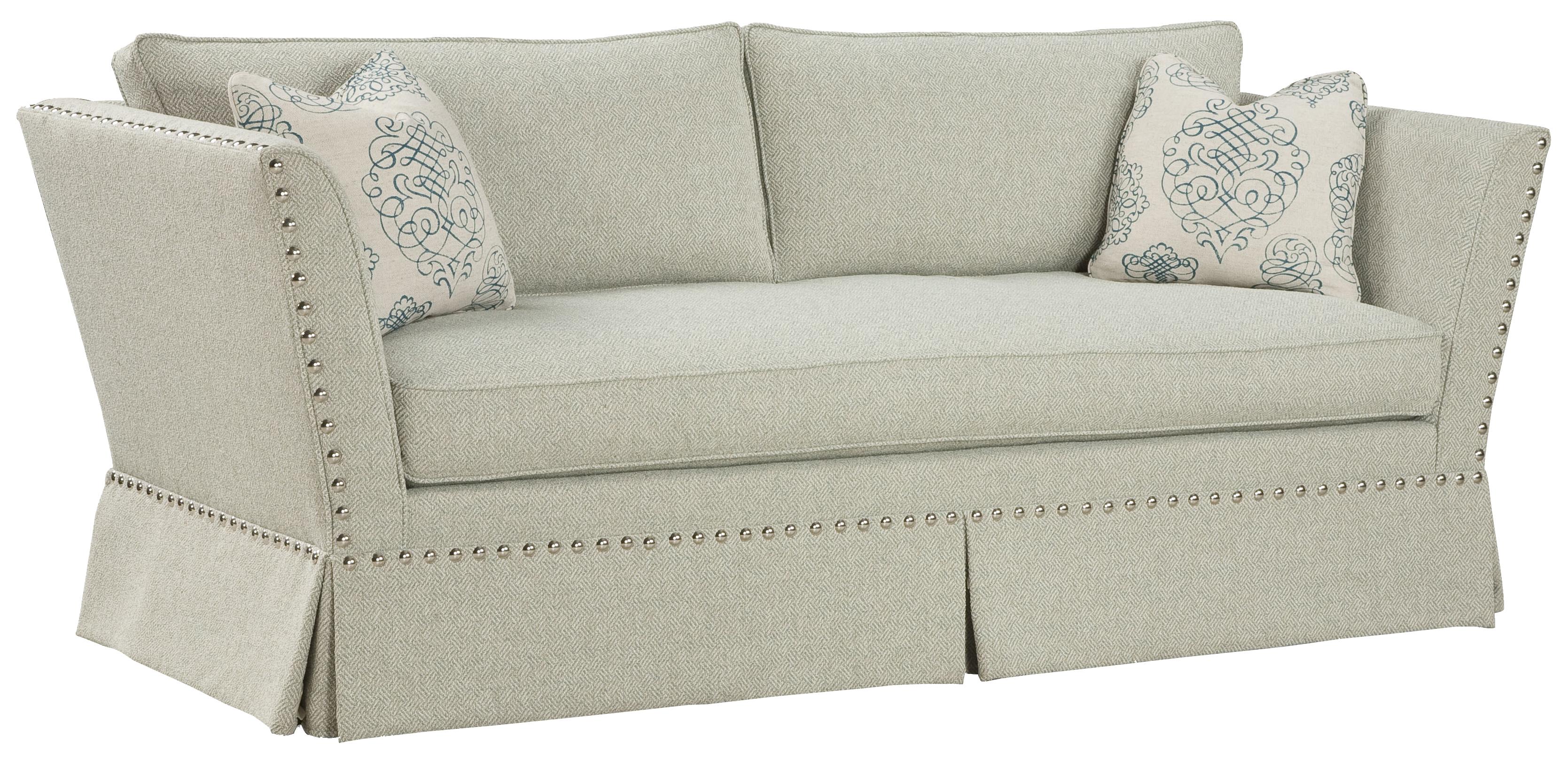 Sofa Accents Unique Accent In Flared Arm Style With Traditional Nail Head Trim By Fairfield At Lindy S Furniture Company