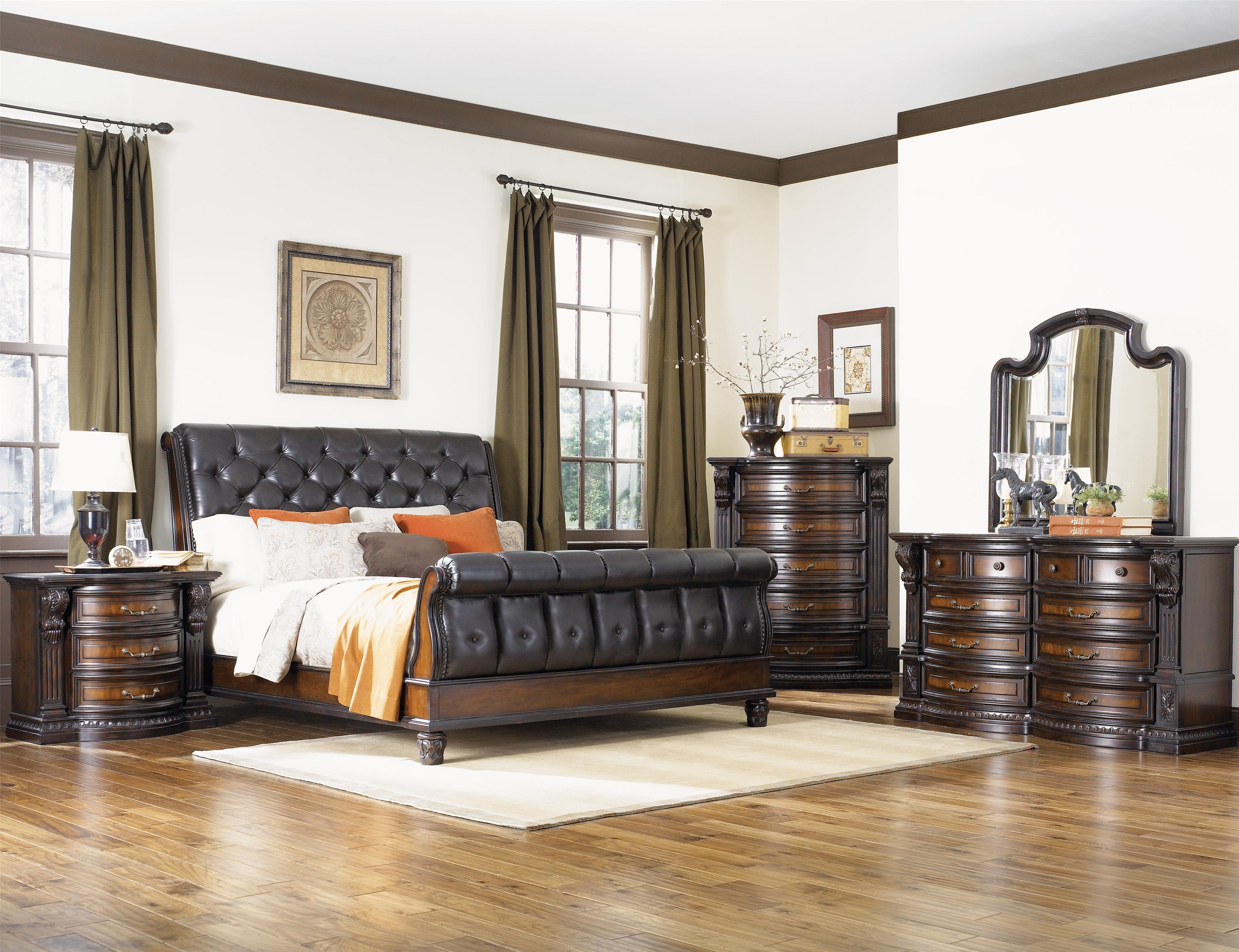 Fairmont Designs Grand Estates Queen 5 Piece Bedroom Group ...
