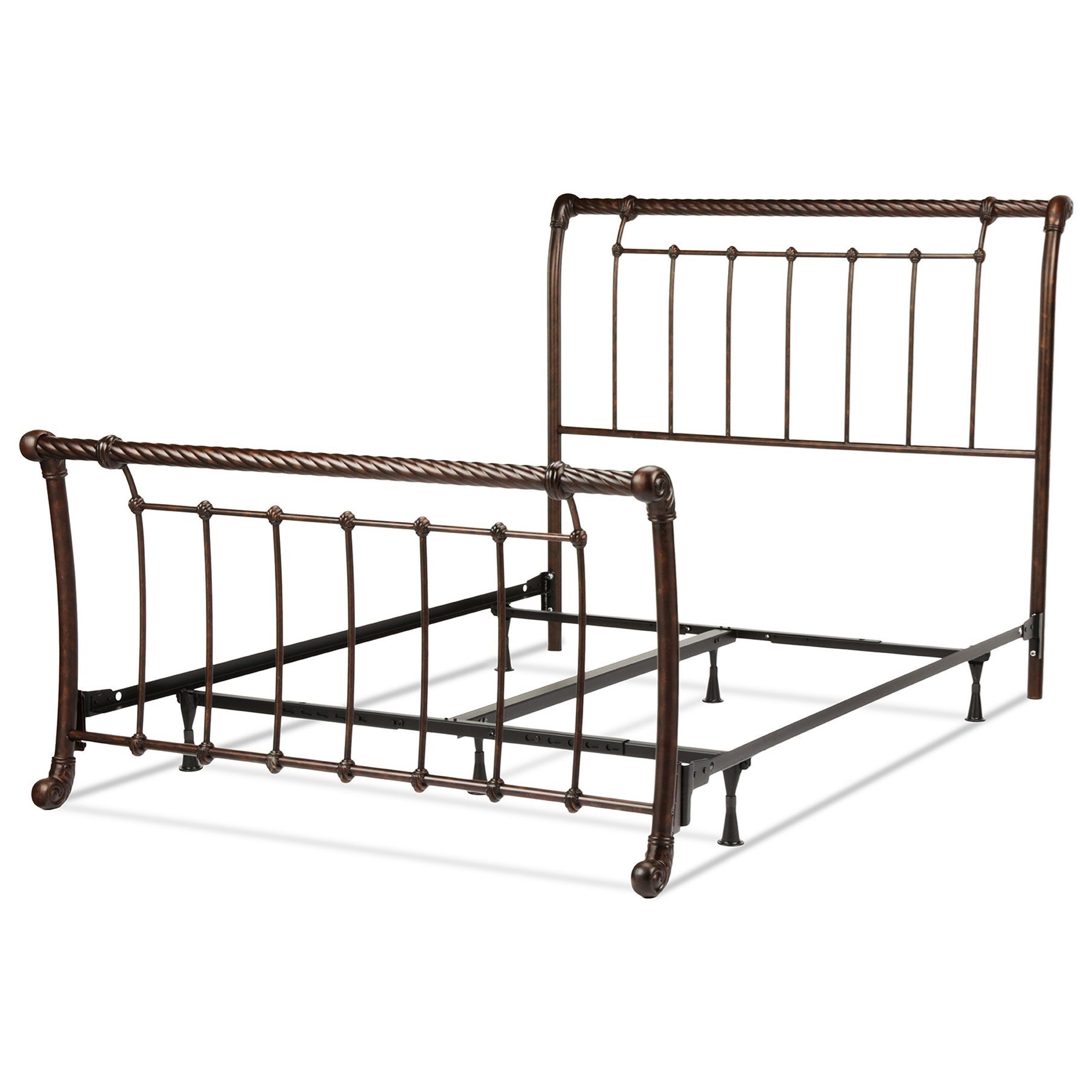 Fashion Bed Group Metal Beds B11296 King Legion Bed w/ Frame Baer's Furniture Panel Beds