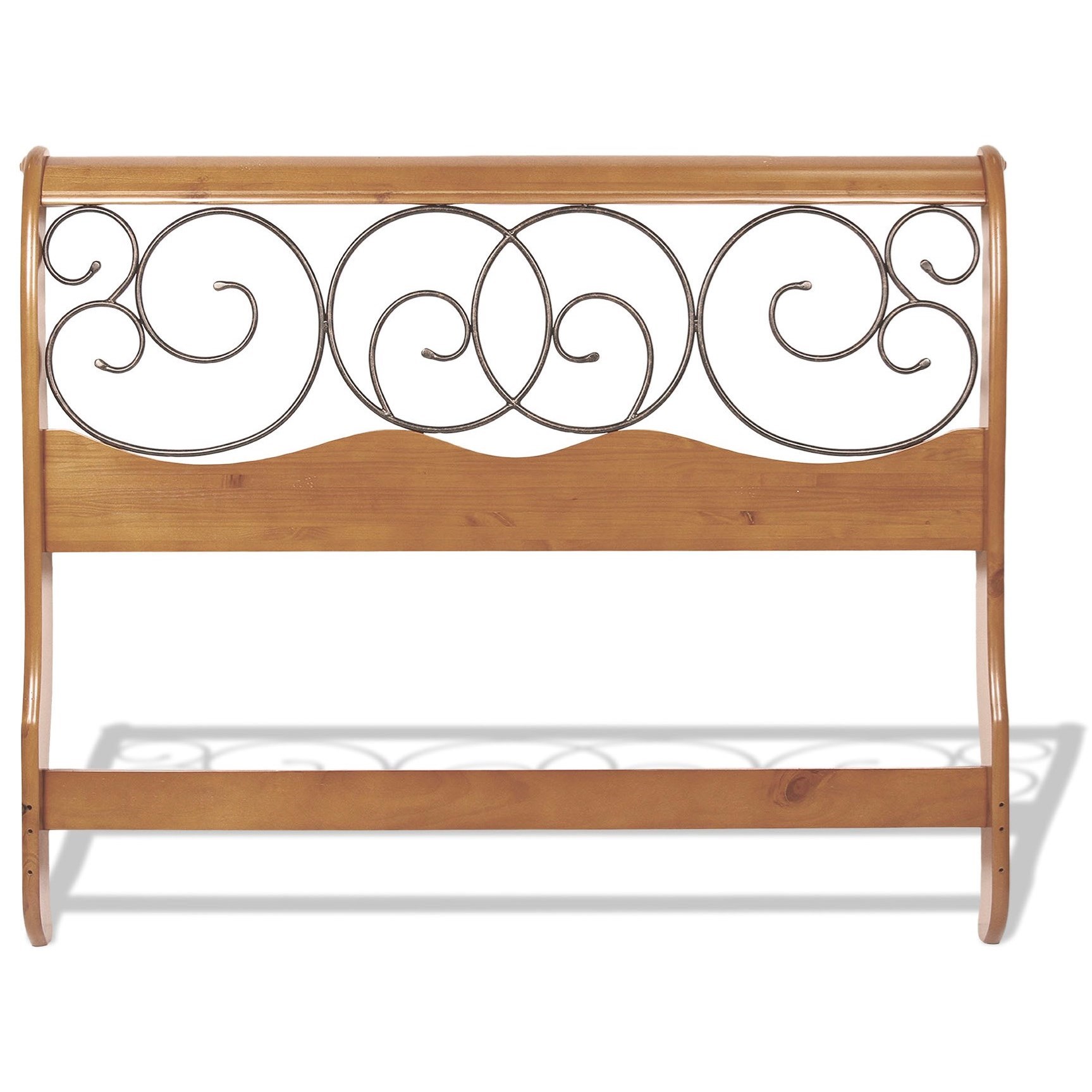 Fashion Bed Group Wood and Metal Beds B90D05 Queen Dunhill Headboard