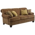 Flexsteel Bay Bridge Traditional Rolled Back Sofa Wayside Flexsteel Bay Bridge Traditional Rolled Back Sofa