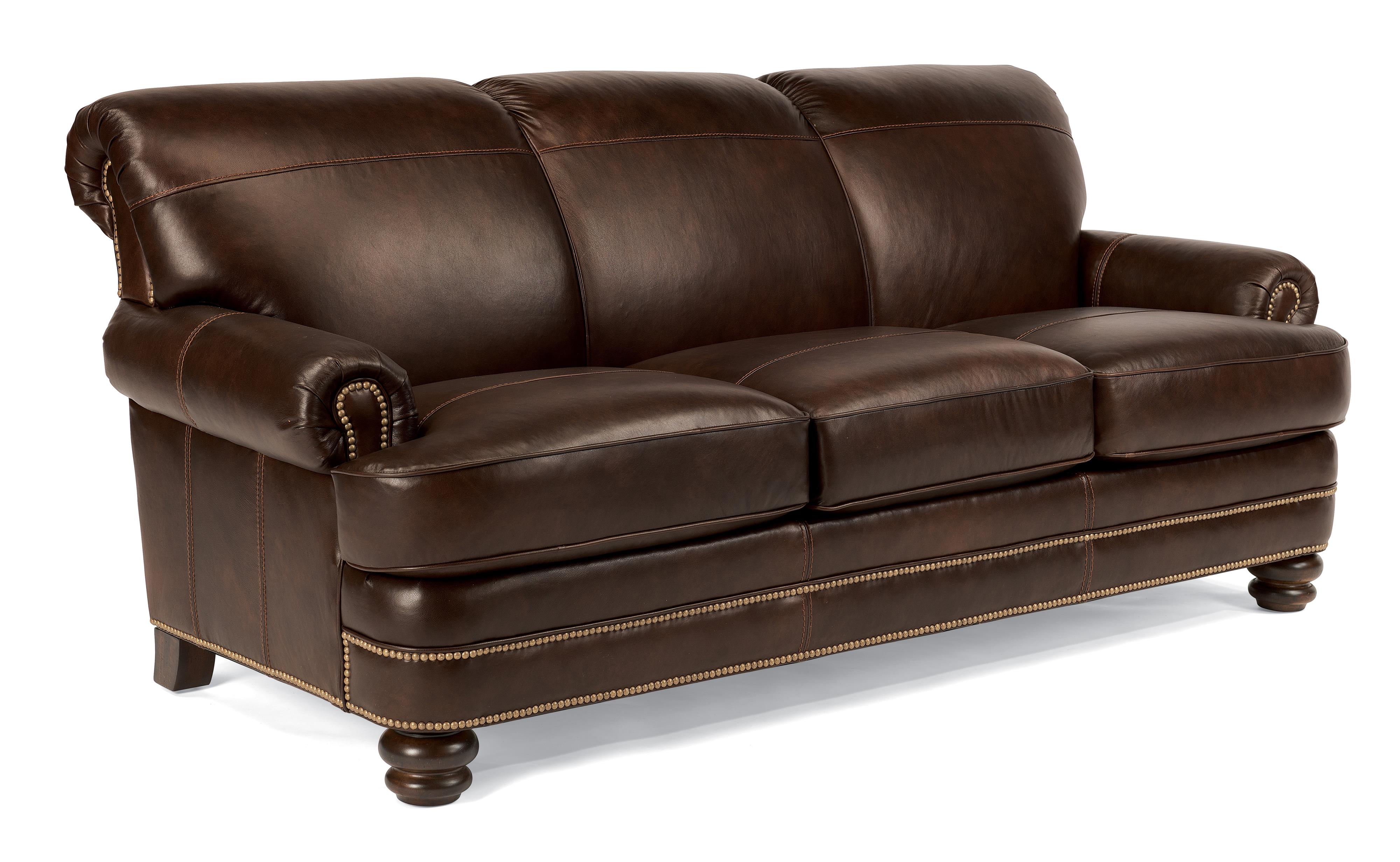 Flexsteel Bay Bridge B3791 31 Traditional Rolled Back Sofa Dunk Traditional Sofa