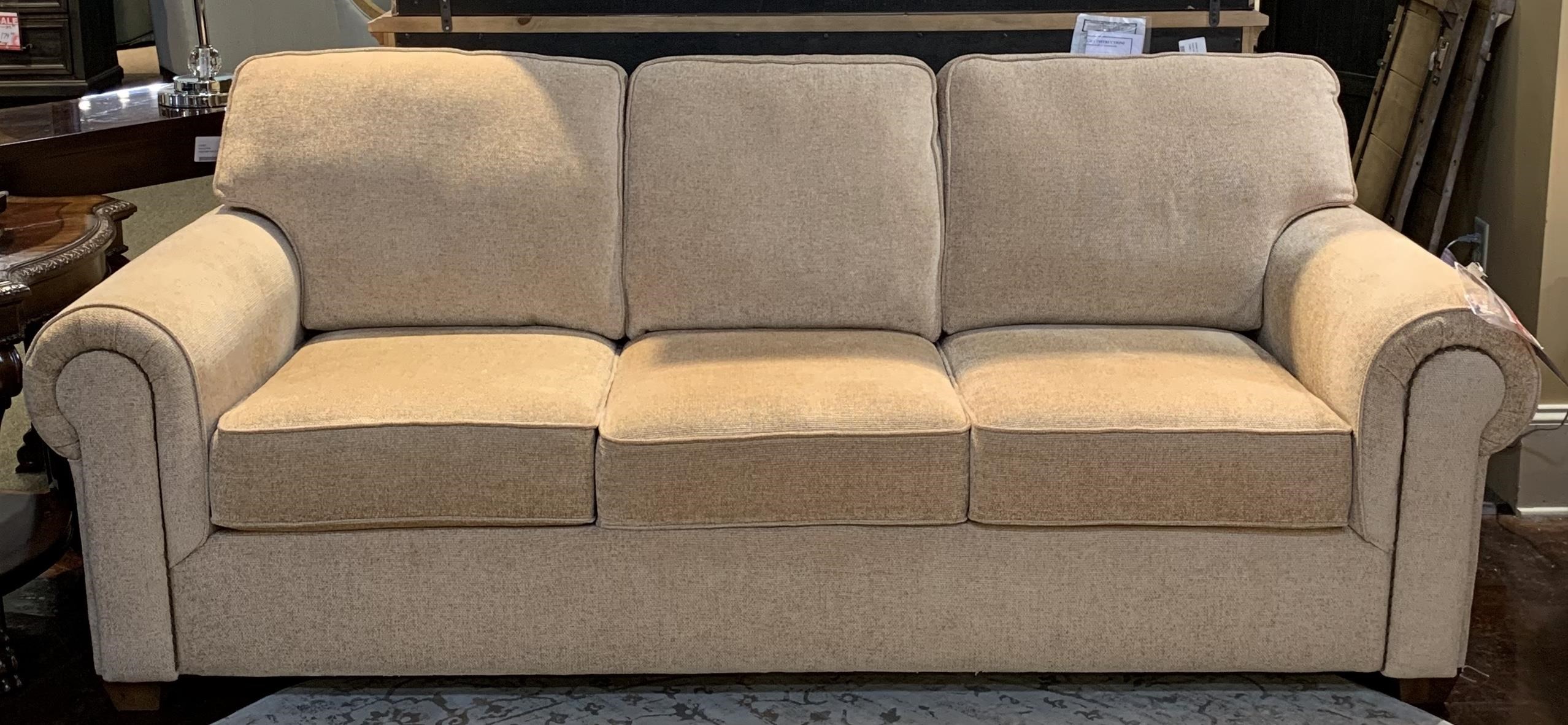 Carson Customizable Sofa With Rolled Arms By Flexsteel At Howell Furniture