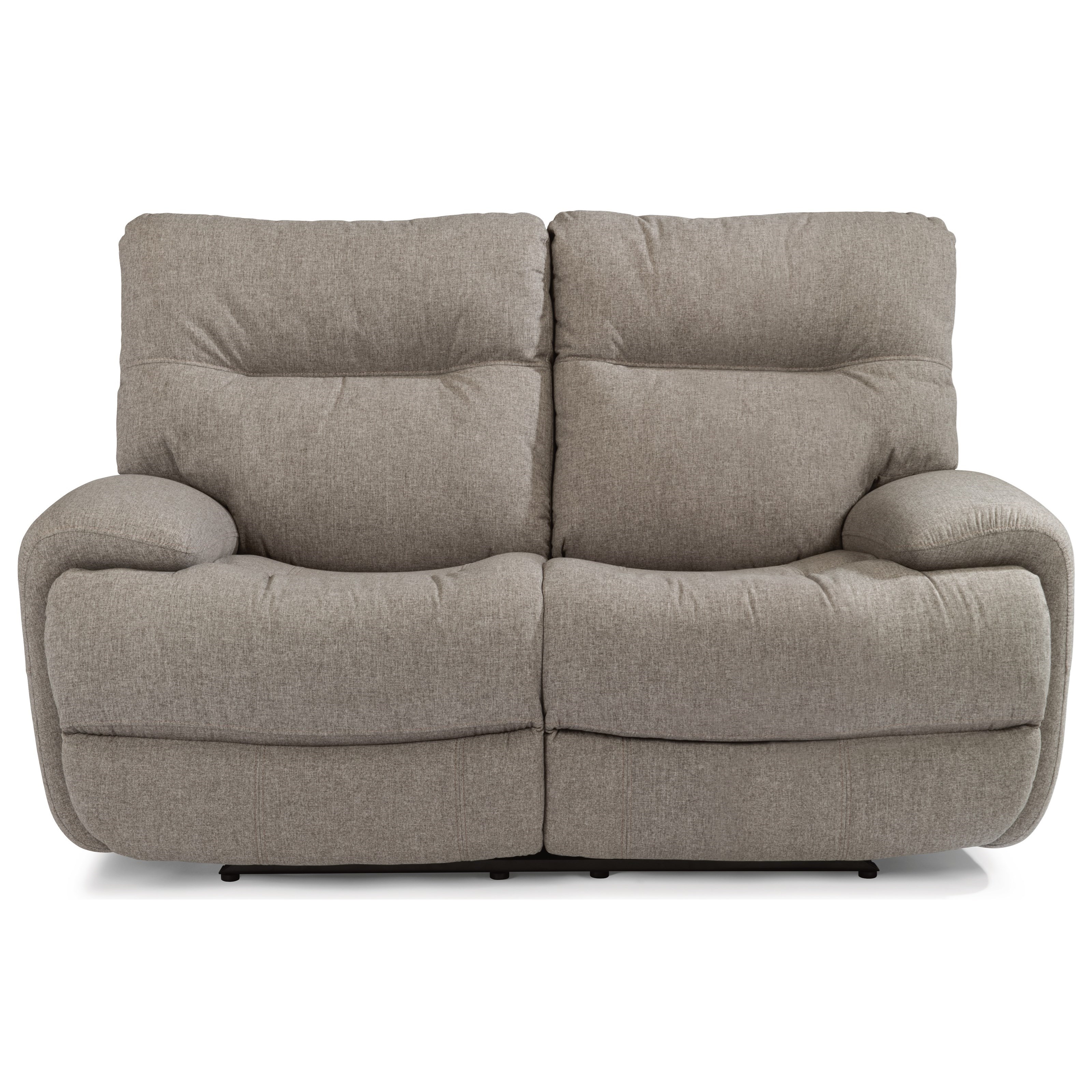 Flexsteel Latitudes Evian Power Reclining Love Seat with Large Pillow