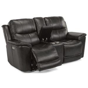 Flexsteel Latitudes - Cade Power Console Love Seat
