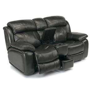 Flexsteel Latitudes-Como Power Reclining Loveseat w/ Console