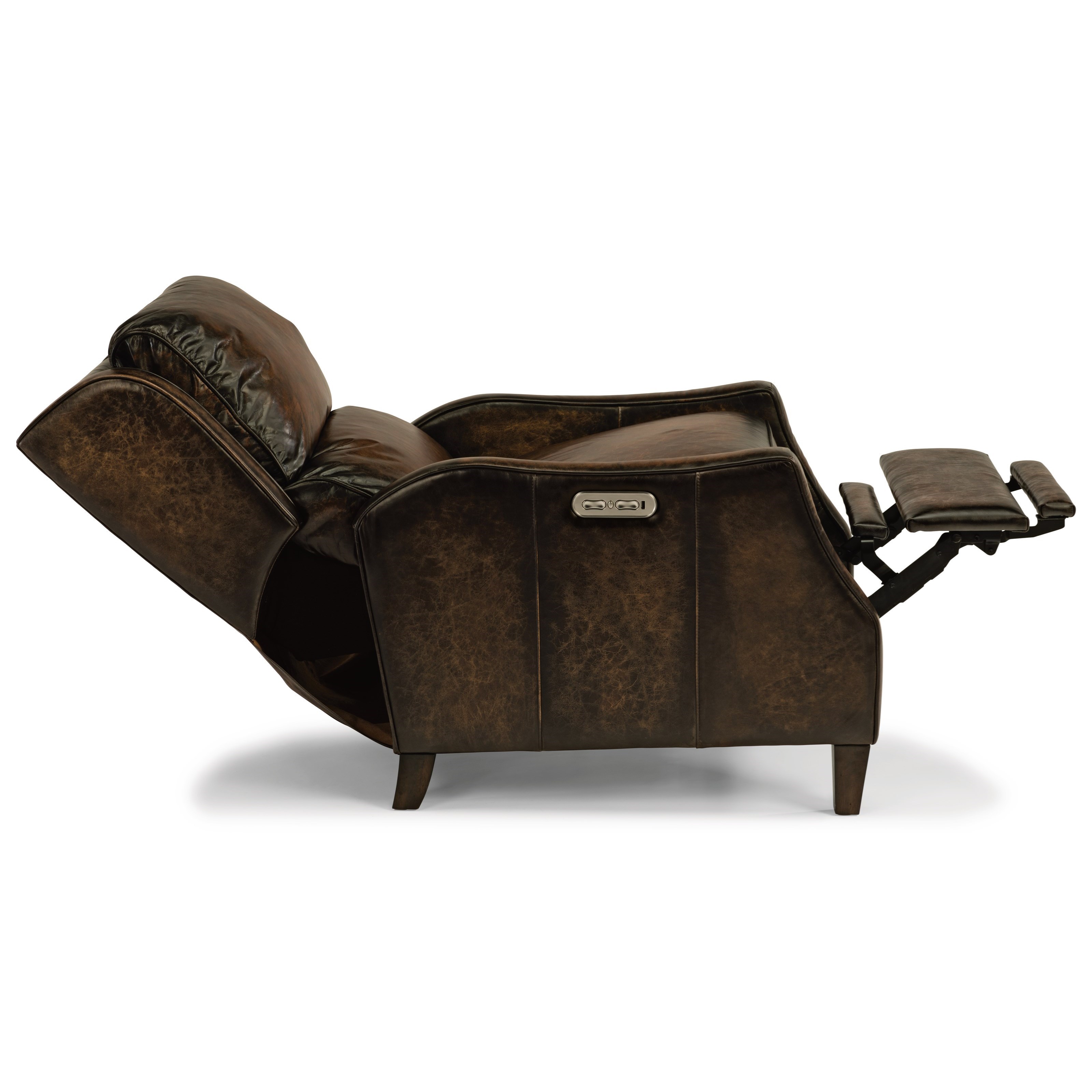 Flexsteel LatitudesEthan Transitional Power Leather HighLeg Recliner