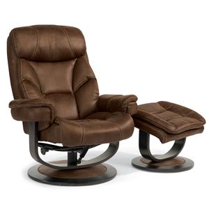 Flexsteel Latitudes-West Reclining Chair and Ottoman Set