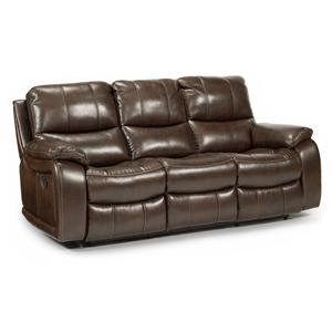 Reclining Sofas Stevens Point Rhinelander Wausau Green Bay Flexsteel Laudes Woodstock Double Reclining Sofa