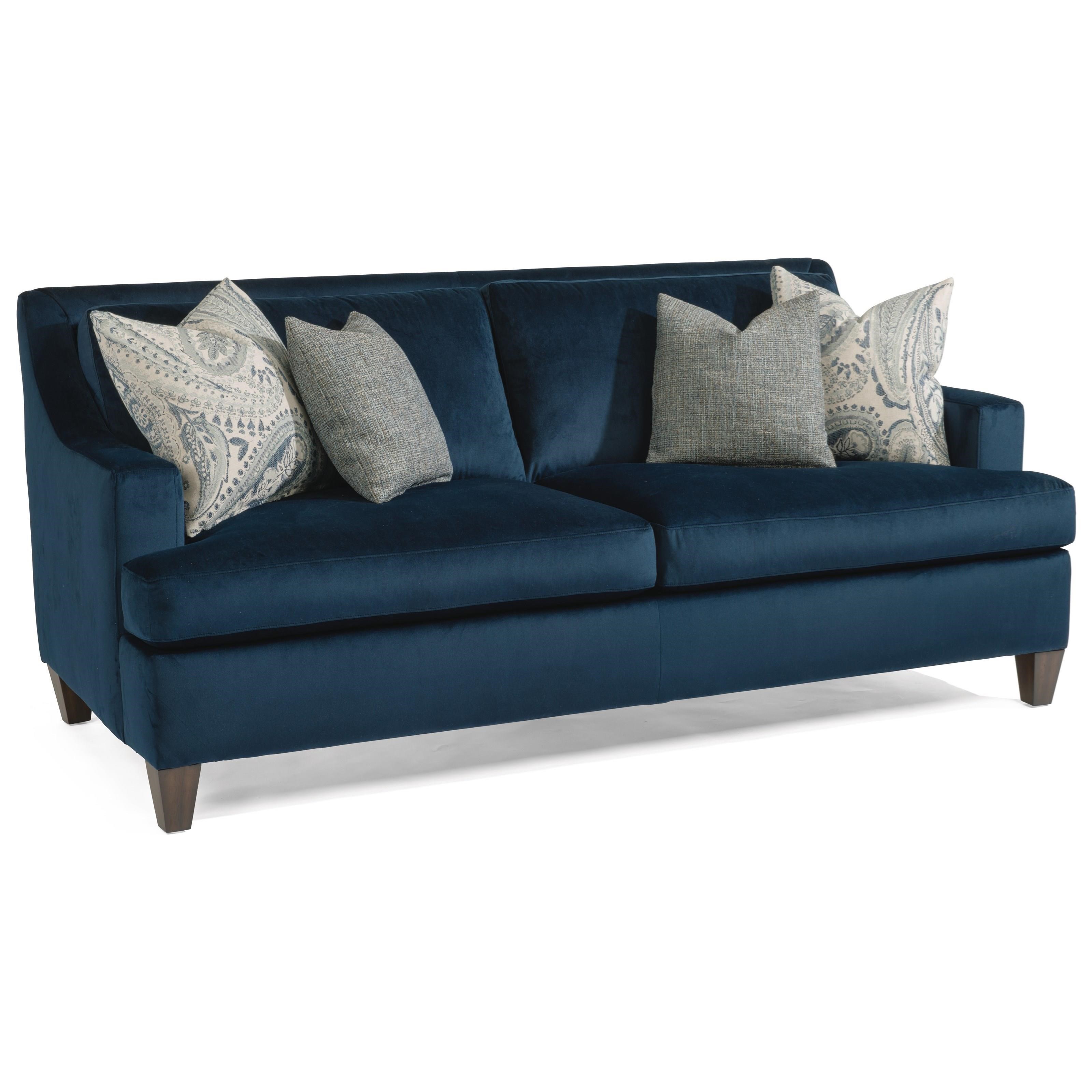 Mulberry Contemporary Small Scale 2 Seater Sofa By Flexsteel At Boulevard Home Furnishings