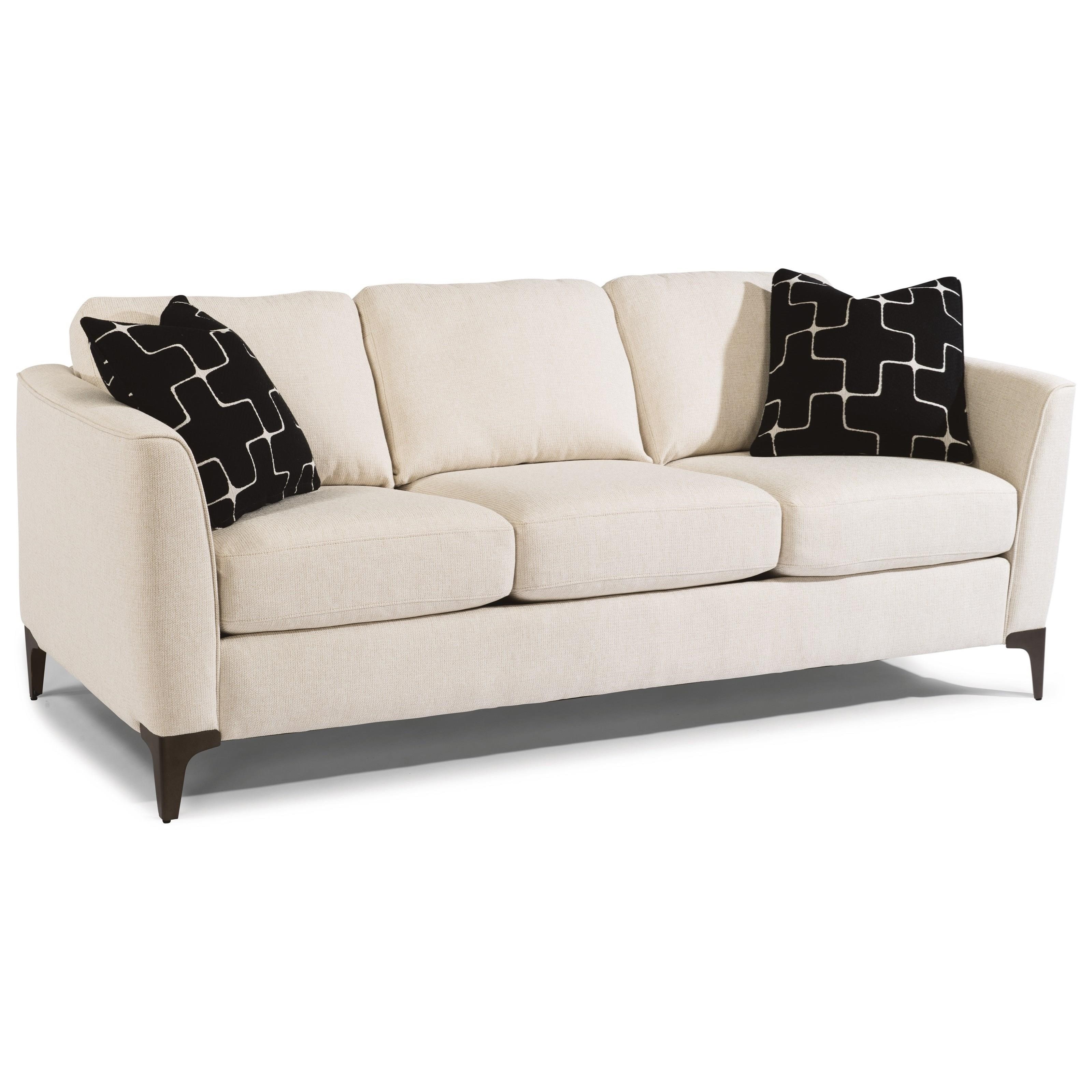 Flexsteel Samuel Contemporary Sofa with Metal Legs | Rooms for Less | Sofas