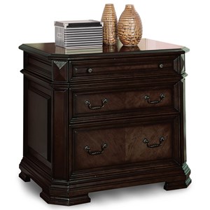 Flexsteel Wynwood Collection Eastchester Traditional Lateral File Cabinet