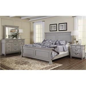 Folio 21 Stone Harbor 681 002 020 Dresser Mirror Great American Folio 21 Stone Harbor King Bed Dresser Mirror Nightstand