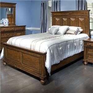 Folio 21 Jefferson Traditional Queen Bed With Raised Panels And Bun Folio 21 Jefferson King Bed