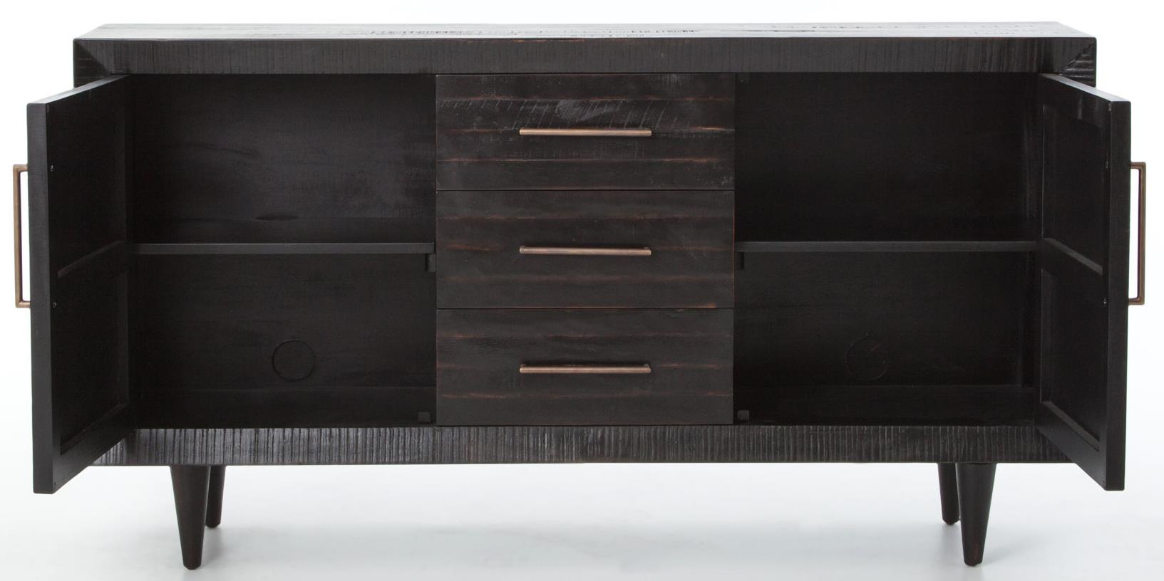 Four Hands Hadley Suki Media Console in Burnished Black Jacksonville