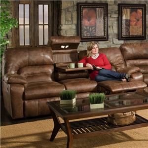 Franklin Victory Reclining Sofa Vandrie Home Furnishings Motion Sofa With Lights Storage Drawer