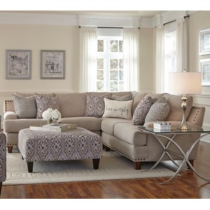 Franklin Furniture Fair North Carolina Jacksonville Sectional Sofa With Four Seats