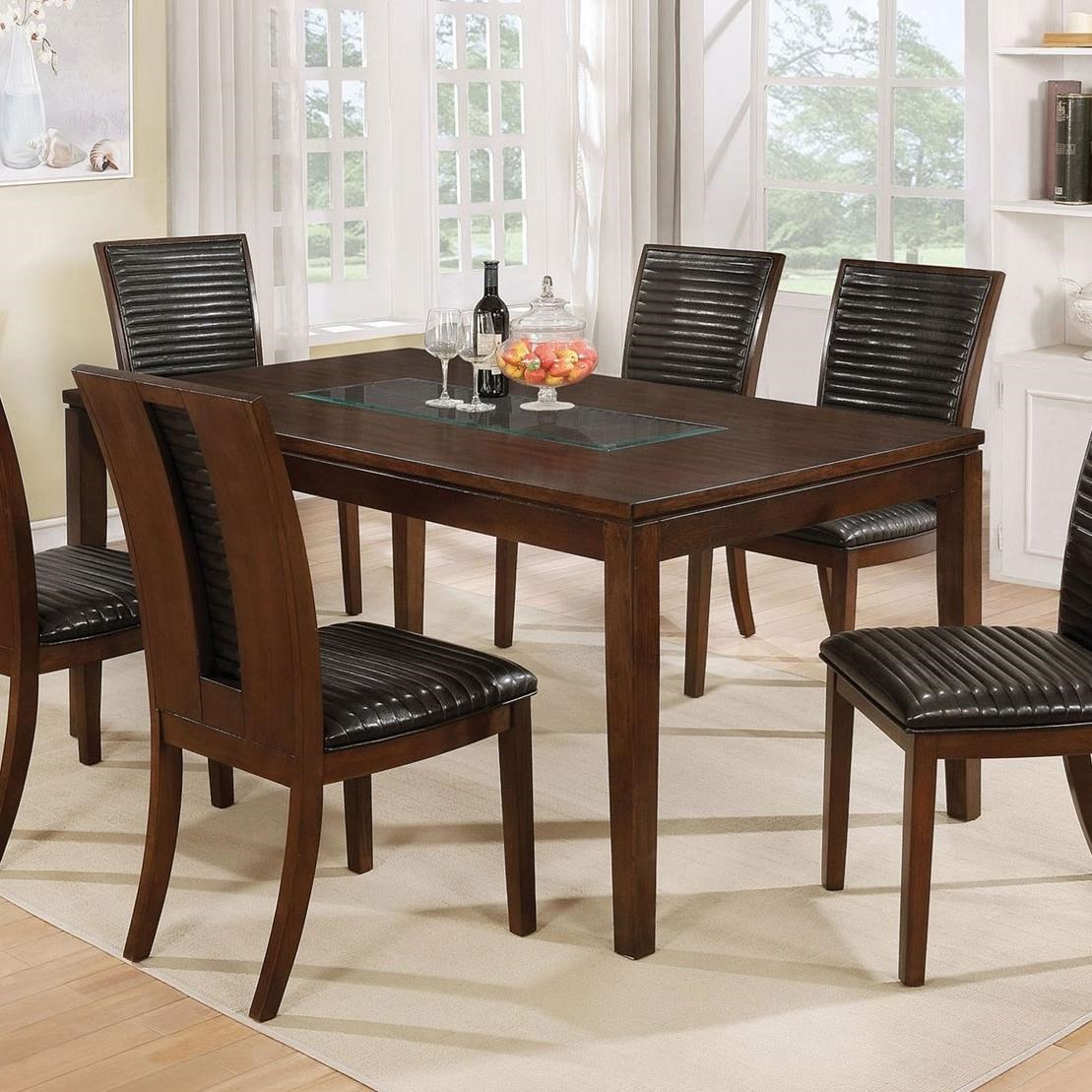 Furniture Of America Jenessa Transitional Dining Table Rooms For Dining Table
