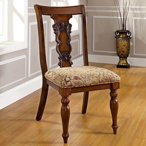 Acme Furniture Nostalgia Traditional Dining Press Back Side Chair Side Chair 2 Ctn