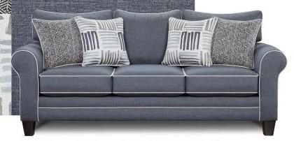 Fusion Furniture 1140denim Denim Sofa Fair North 1140 Denim Sofa