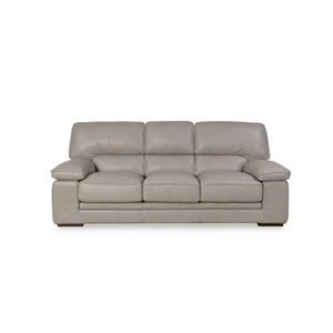 Futura Leather Dunk Bright Furniture Syracuse Utica Binghamton Casual Sofa With Pillow Arms