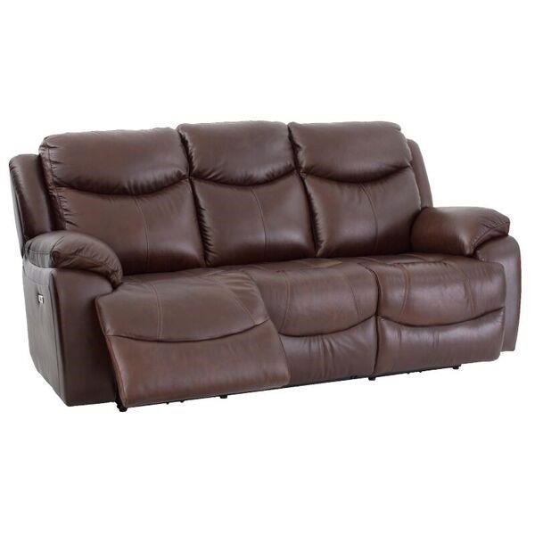 Futura Leather E1307 Casual Reclining Sofa With Headrests Futura Leather E1307 Reclining Sofa Item Number E1307s Davenport Archer