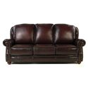 Loft Leather Wallingford Traditional Leather Sofa w ...