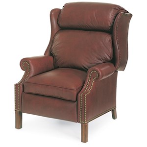 Han Moore Sprintz Furniture Nashville Franklin And Royal Chippendale Large Wing Chair Recliner