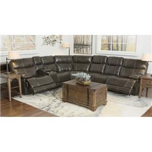 Happy Leather Company 3282B 3 piece sectional