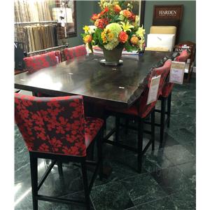 Harden Furniture Cabinetmakers Cherry Live Edge / Wood Base Dining ... Harden Furniture Cabinetmakers Cherry Live Edge / Wood Base Dining ...