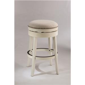 Hilale Backless Bar Stools 5688 826a White Swivel Hilale Backless Bar Stools Swivel Stool