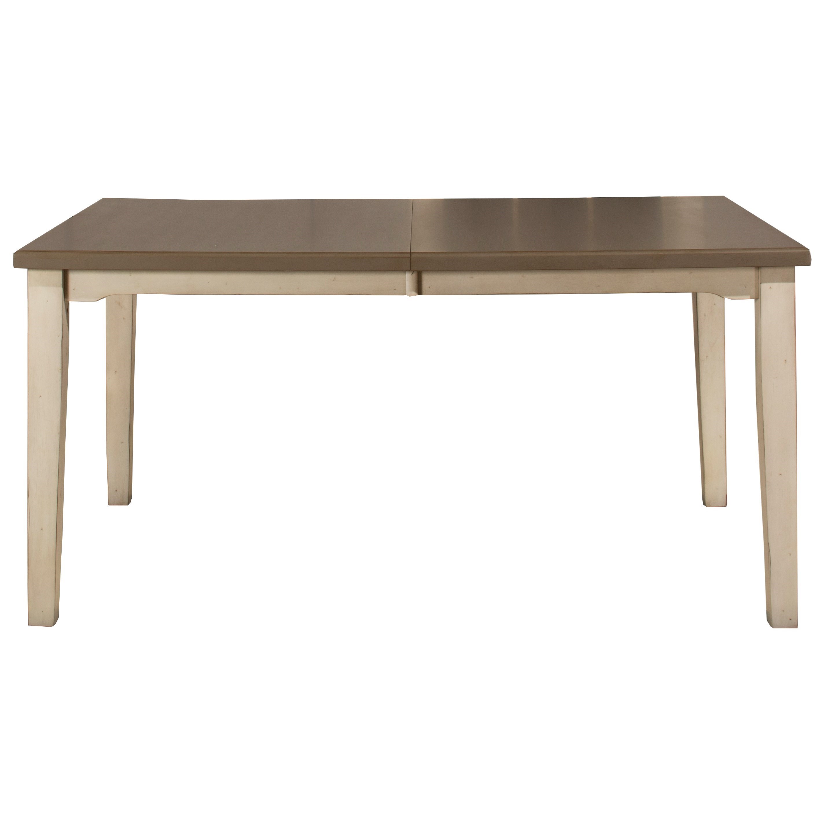 Hillsdale Clarion Farmhouse Rectangle Dining Table With Table Extension Leaf Wayside Furniture Dining Tables