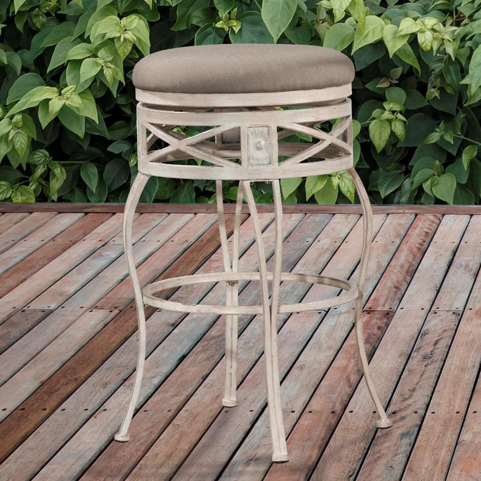 Hillsdale Indoor/Outdoor Stools Backless Swivel Bar Stool Johnny Hillsdale Indoor/Outdoor Stools Swivel Bar Stool - Item Number: 6298-830 - Hillsdale Indoor/Outdoor Stools Backless Swivel Bar Stool Johnny